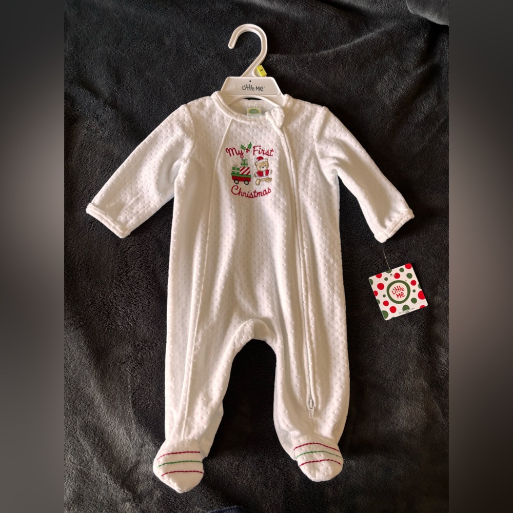 Holiday footie pajama